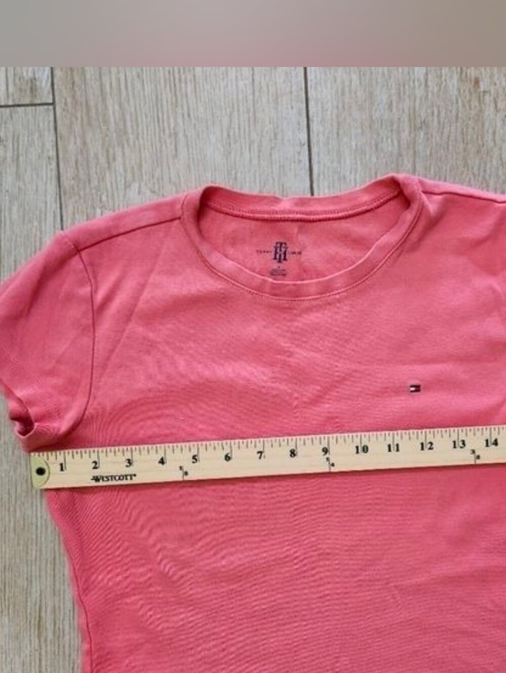 4h agoTommy Hilfiger Coral Pink Short Sleeve T-Shirt - Picture 7 of 8